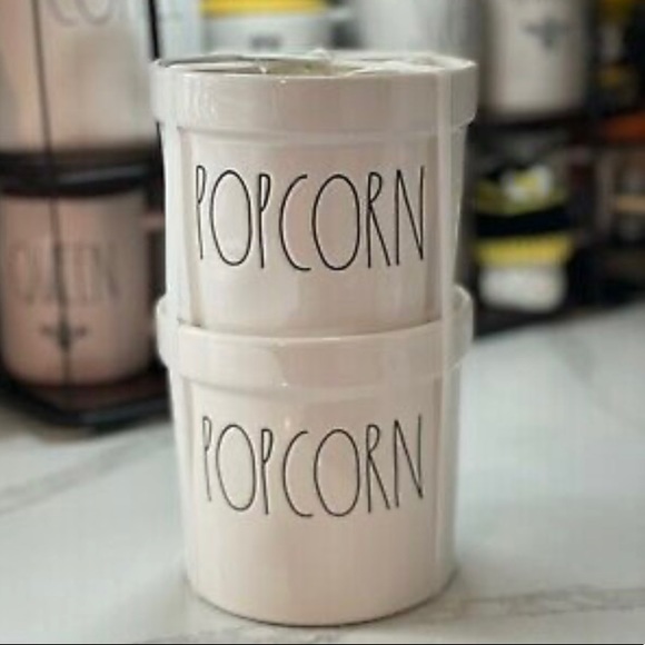 Rae Dunn Kitchen New Rae Dunn Ceramic Popcorn Buckets Set Firm